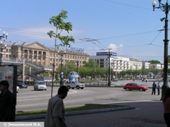 Хабаровск. Вид на пл. Ленина