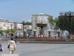 Хабаровск. Главный фонтан