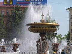 Хабаровск. Главный фонтан