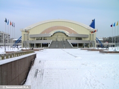 Хабаровск. Спортивный комплекс Платинум арена на Уссурийском бульваре
