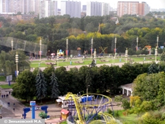 Москва. Вид с высоты Колеса обозрения