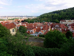 Вид с Пражского Града на Прагу