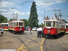 Трамвайное депо исторических трамваев Праги