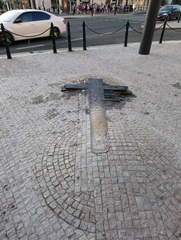 Прага. Памятник Палаху и Зайицу на месте самосожжения Палаха