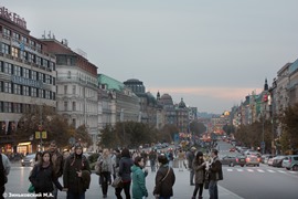 Прага. Вацлавская площадь