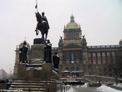 Прага. Памятник св. Вацлаву