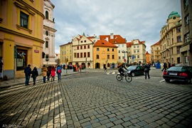 Прага. Площадь Франца Кафки (Náměstí Franze Kafky)