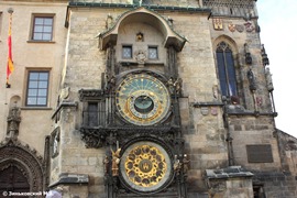 Прага. Куранты на Староместской ратуше