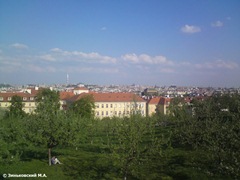 Прага. Вид с Петршинского холма