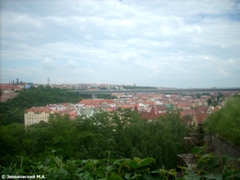 Прага. Вид на Прагу с Вышеграда